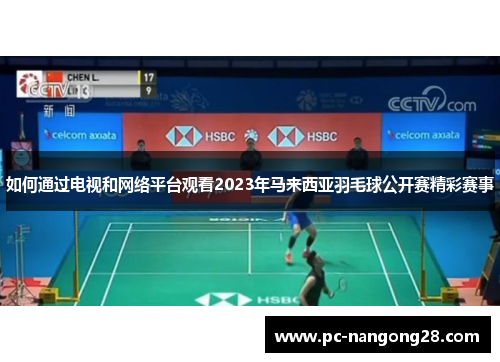 如何通过电视和网络平台观看2023年马来西亚羽毛球公开赛精彩赛事
